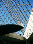 AM: 12005 I.M Pei designed glass pyramid enclosing the entrance to the Louvre